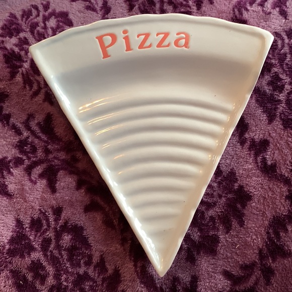 Pizza Dishes, Set of Four, Ceramic, - Picture 2 of 4